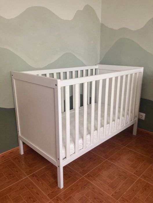 Berço 1.20x.60 branco mate