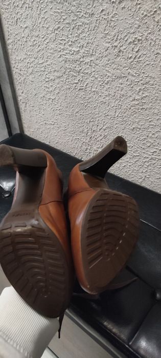 Botki damskie skórzane Badura