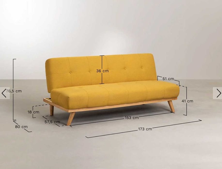 Sofa cama Sklum verde
