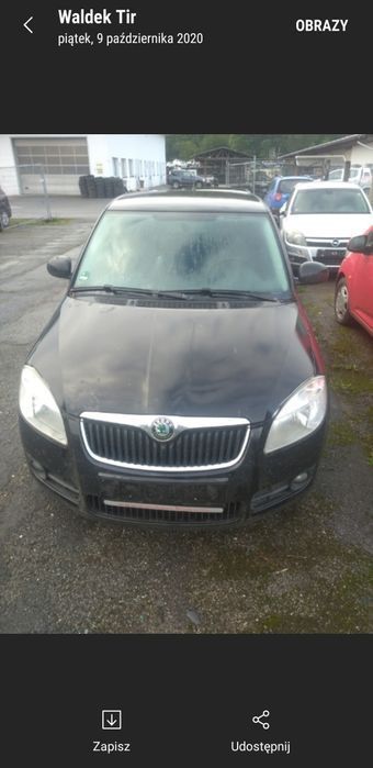 Na części Skoda Fabia II 9910 Silnik Skrzynia Maska Zderzak Drzwi Klapa Szyba