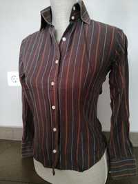 Blusa/ camisa 100% algodão, tecido grosso, botões madrepérola XS