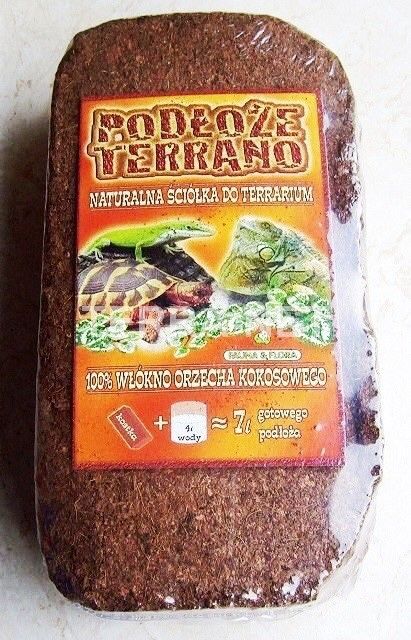 Podłoże do terrarium Terrano kostka 500g.