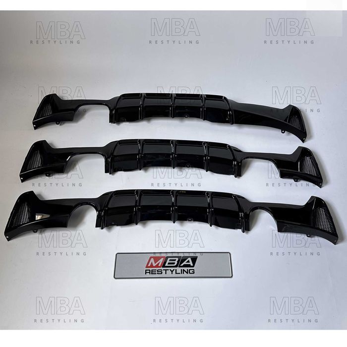 Диффузор (накладка) заднего бампера BMW F32/F33/F36 M-Tech глянец