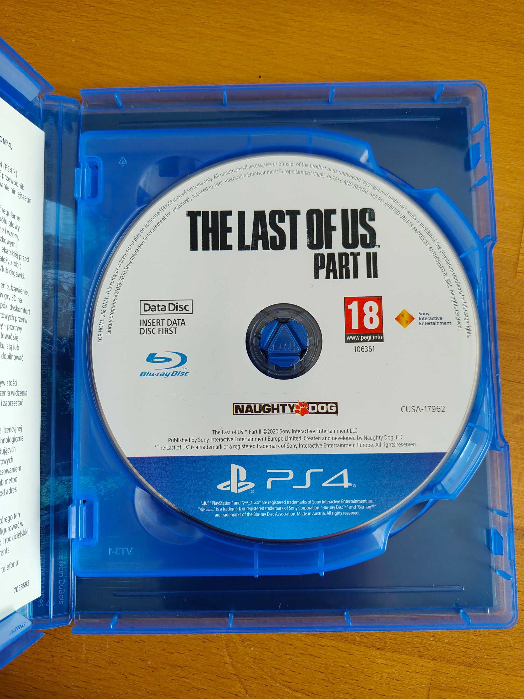 The last of us part 2 PS4 (Ps5) Polska wersja, stan idealny