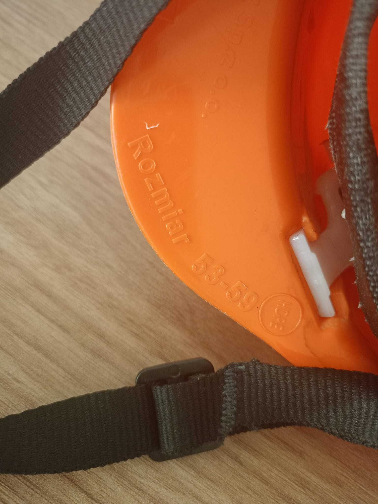 Kask hełm BHP Pomarańczowy Bartek