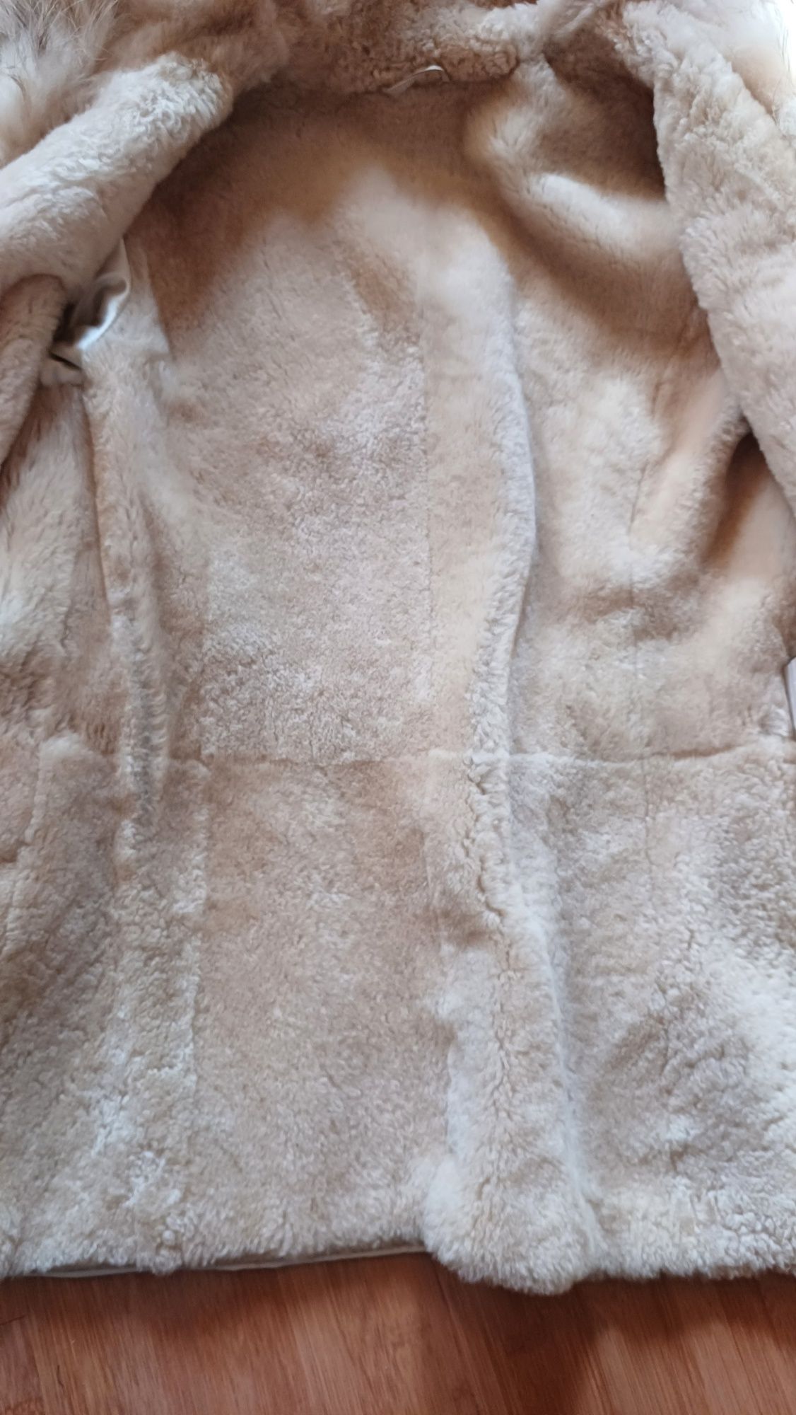 Шкіряна куртка зима натуральне хутро