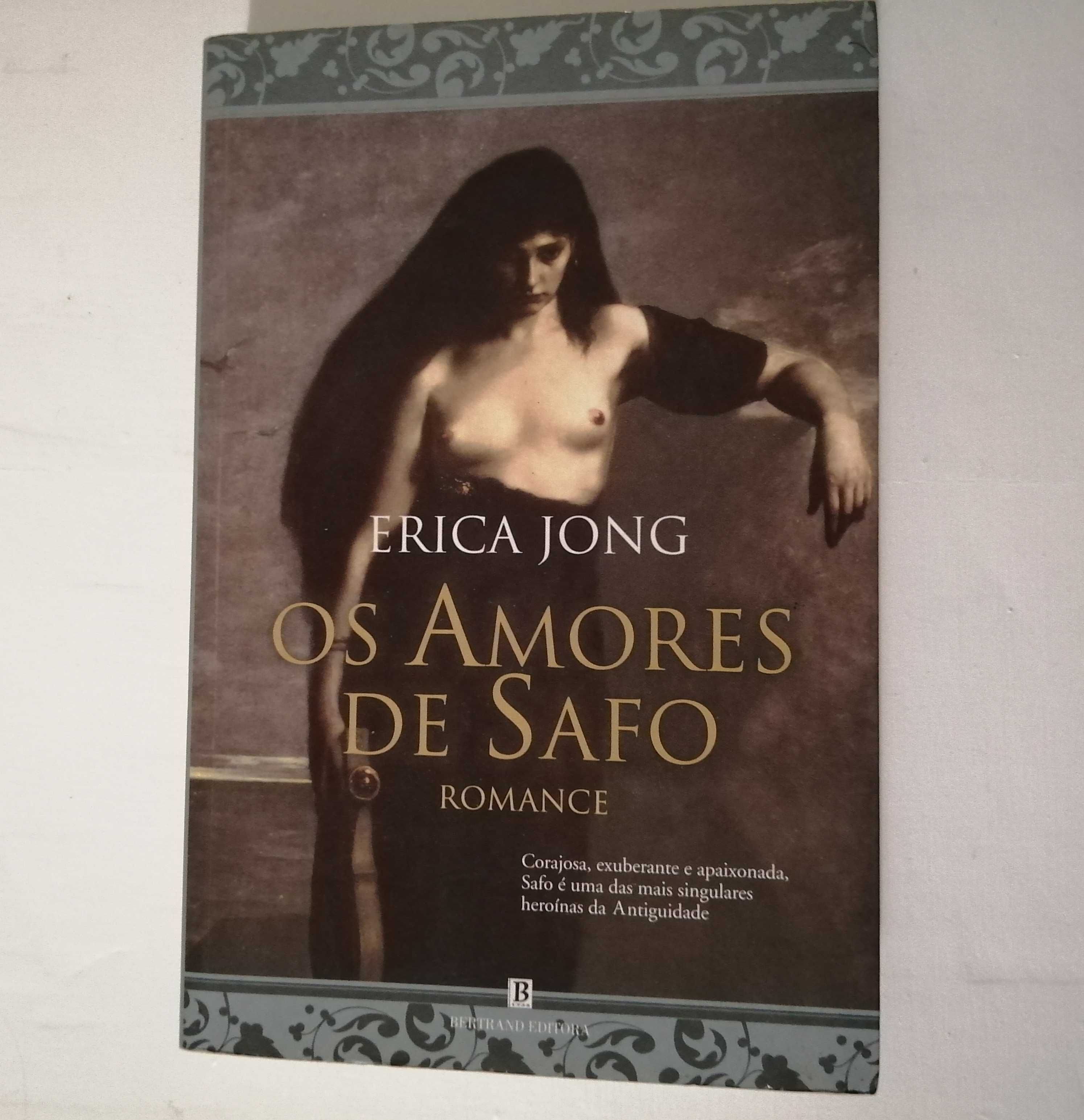 Livro Os Amores de Safo Romance de Erica Jong