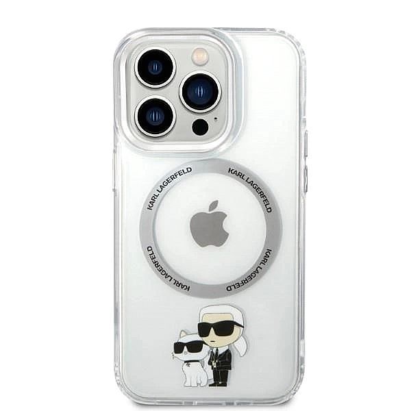 Etui Karl Lagerfeld Iconic Karl&Choupette Magsafe na iPhone 14 Pro Max