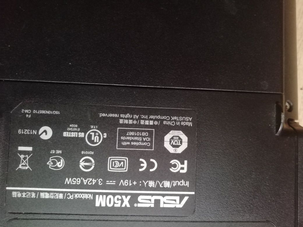 Asus x50m para peças