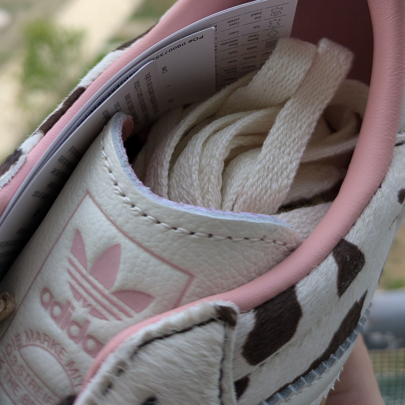 Adidas Samba Cow Print 38