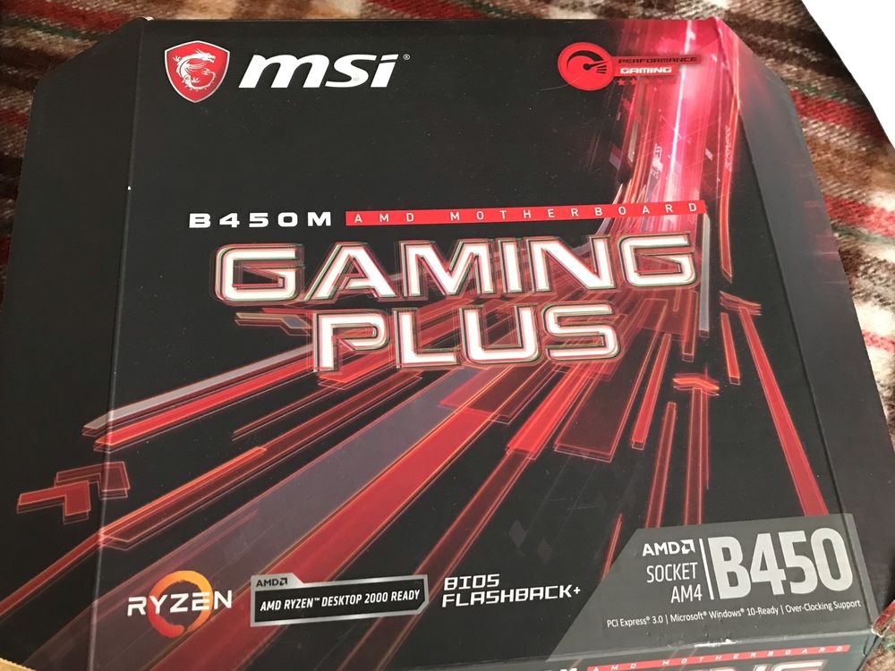 msi gaming plus b450m (под восстановление)