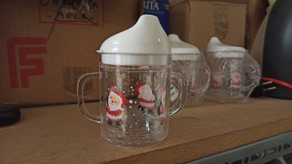 Copo de bebé Natal (aprendizagem) NOVO