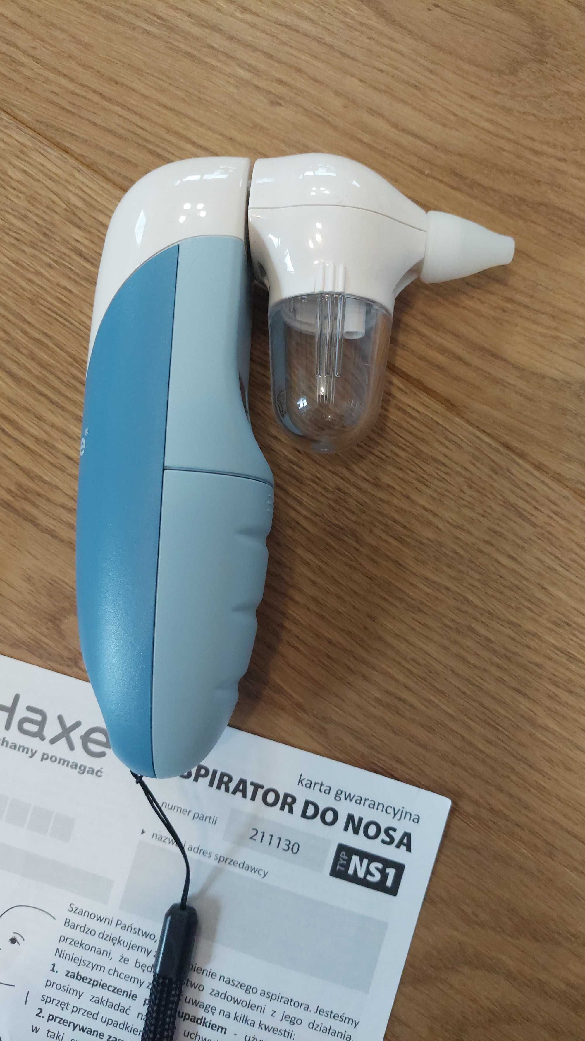 Aspirator do nosa katarek Haxe NS1 dla dziecka.