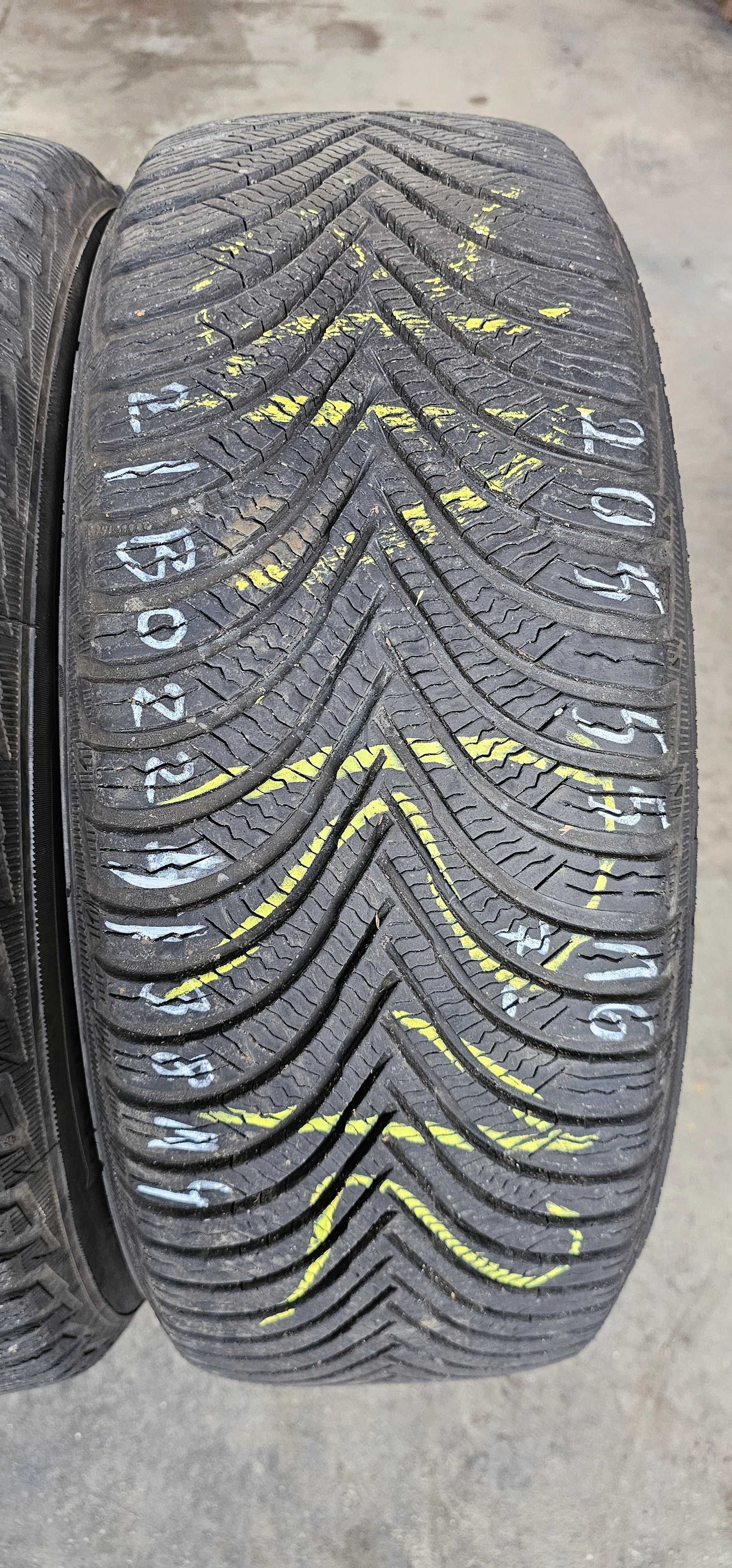 4szt opony zimowe używane 205/55R16 91H Michelin Alpin 5  W-wa