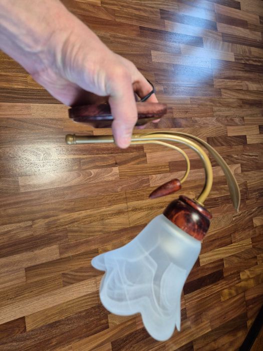 Żyrandol 3 punktowy oraz kinkiet