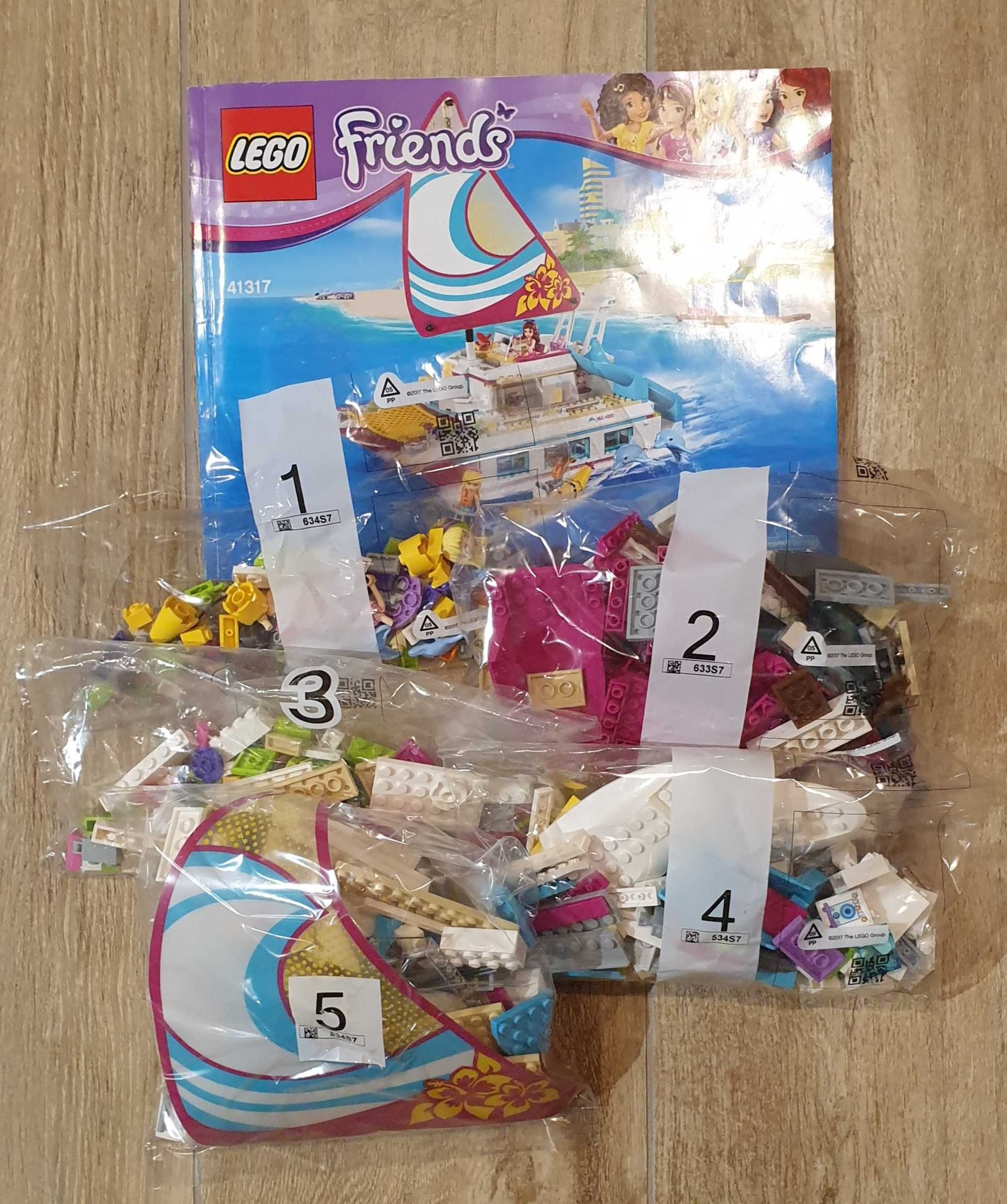 41317 lego friends słoneczny statek katamaran