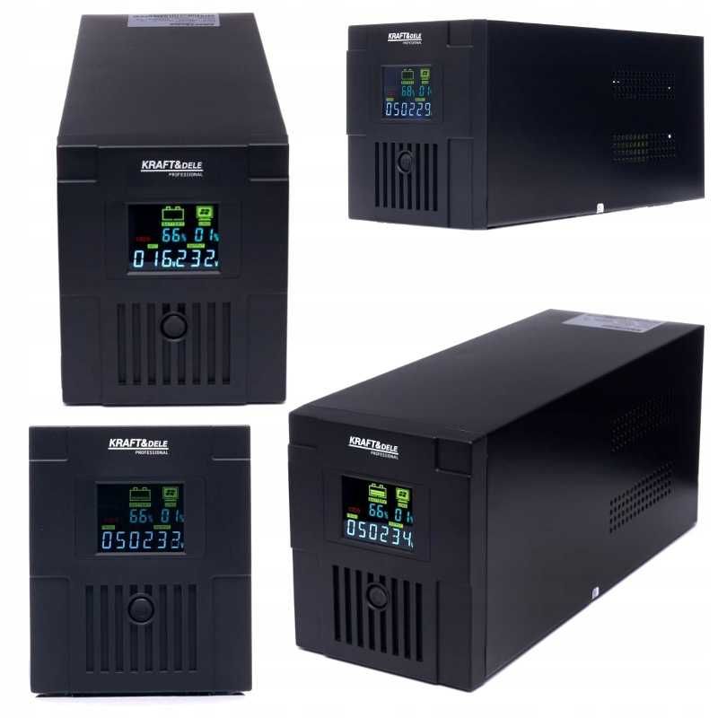 Zasilanie UPS awaryjne 900W LCD pieca pompy 1500VA komputera