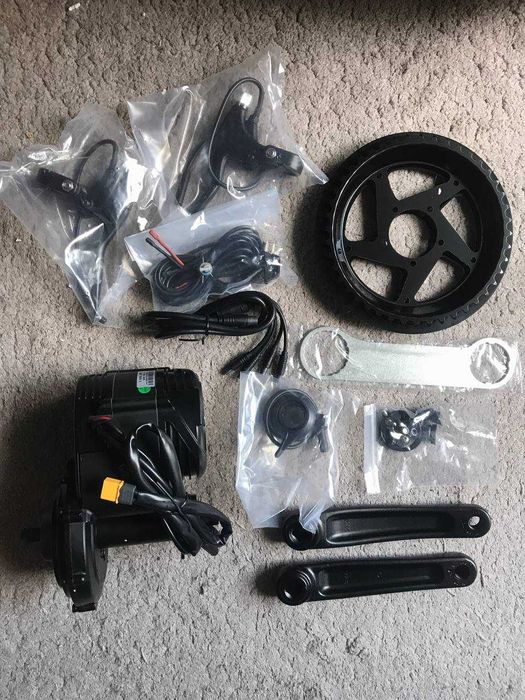 Tongsheng TSDZ8 Zestaw do konwersjiMID 750W+HAILONG-MAX 48V 20Ah Ebike