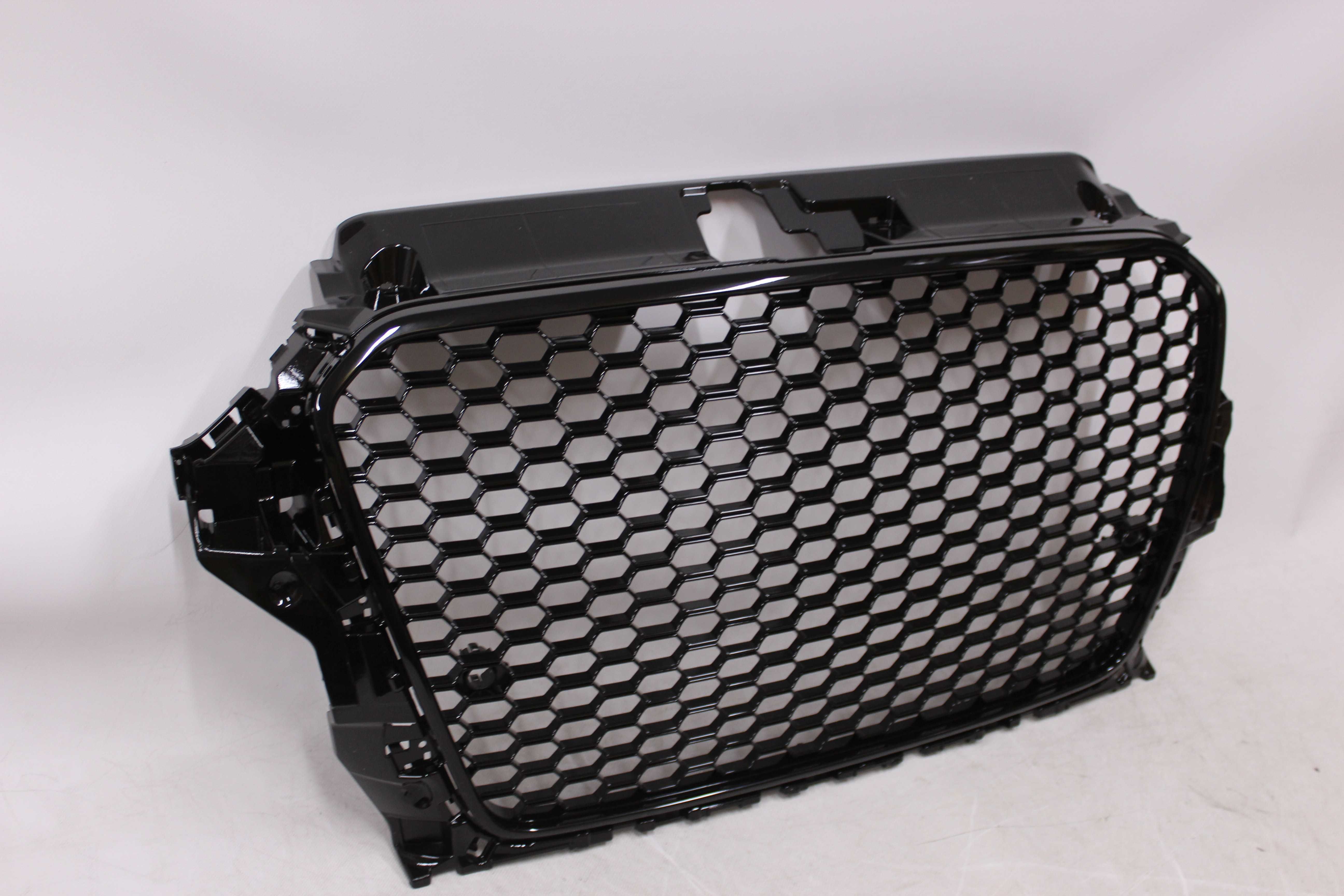 GRILL Atrapa chłodnicy AUDI A3 8V 12-16 RS-LOOK S-line Black TUNING