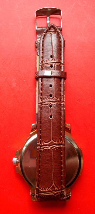 Zegarek - Geneve - Biznesowy Chronograf  Męski