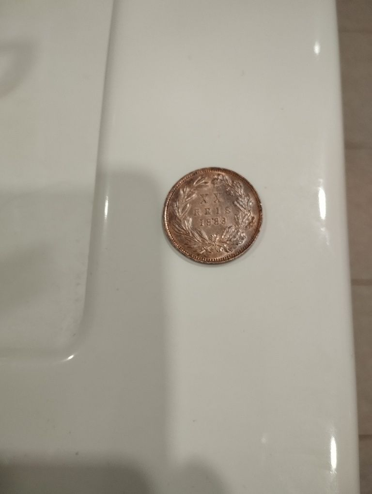 Vendo xx reis de 1883 em estado soberba