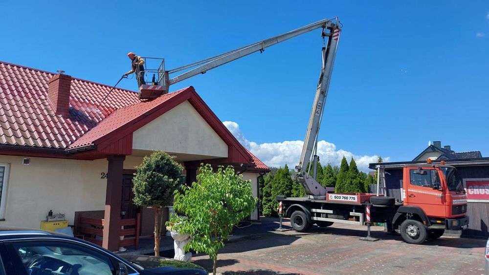 Podnośnik koszowy usługi