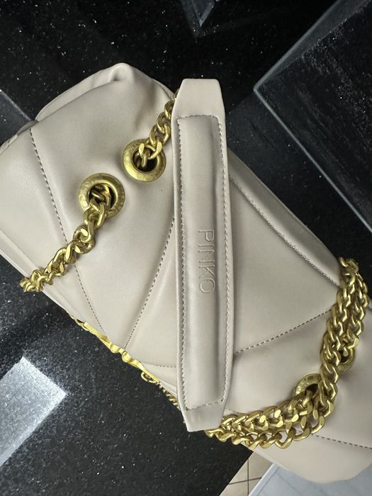 Torebka Pinko beżowa