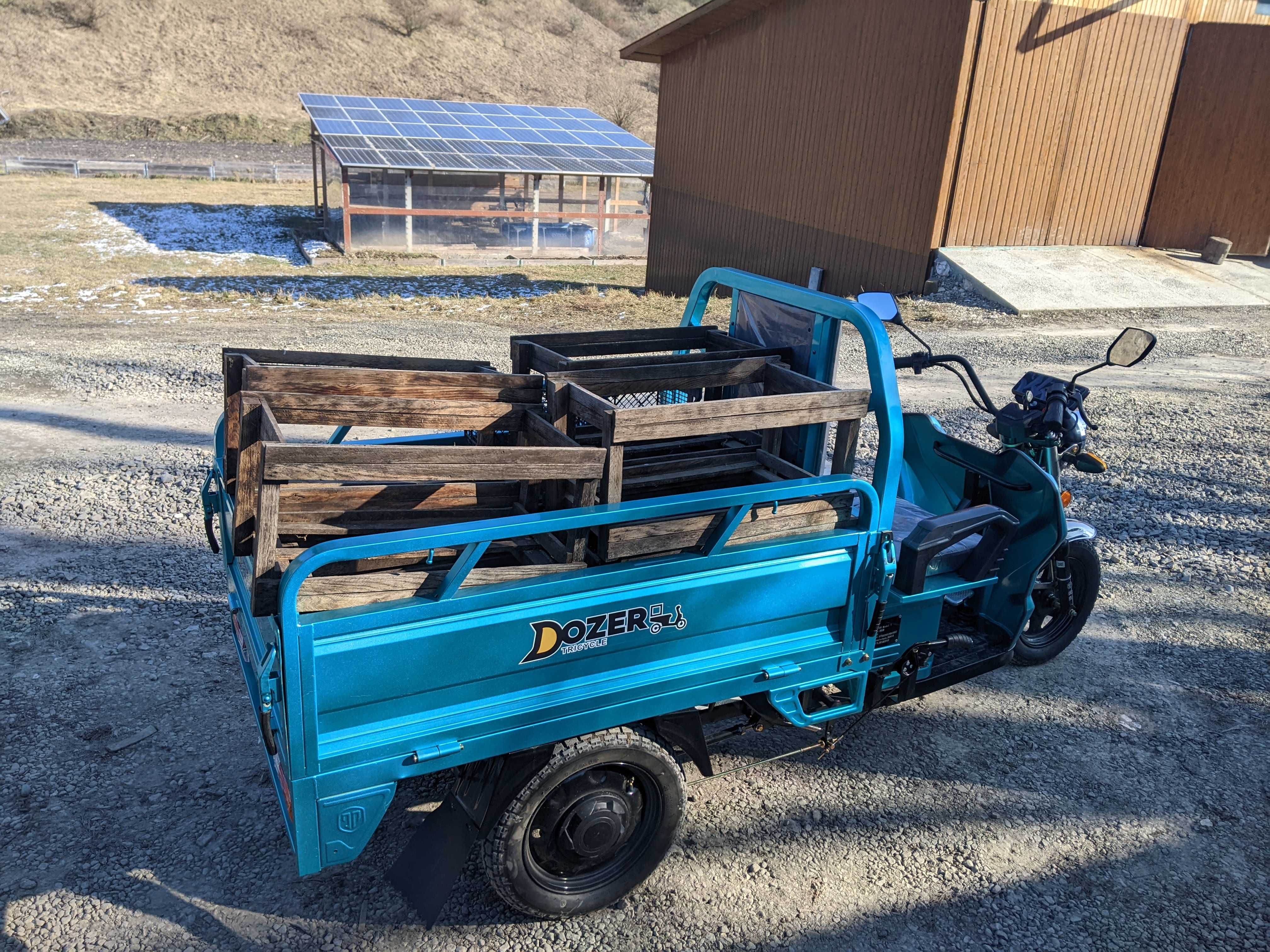 Електротрицикл Dozer 800W МУРАВЕЙ вантажний грузовой электромотоцикл