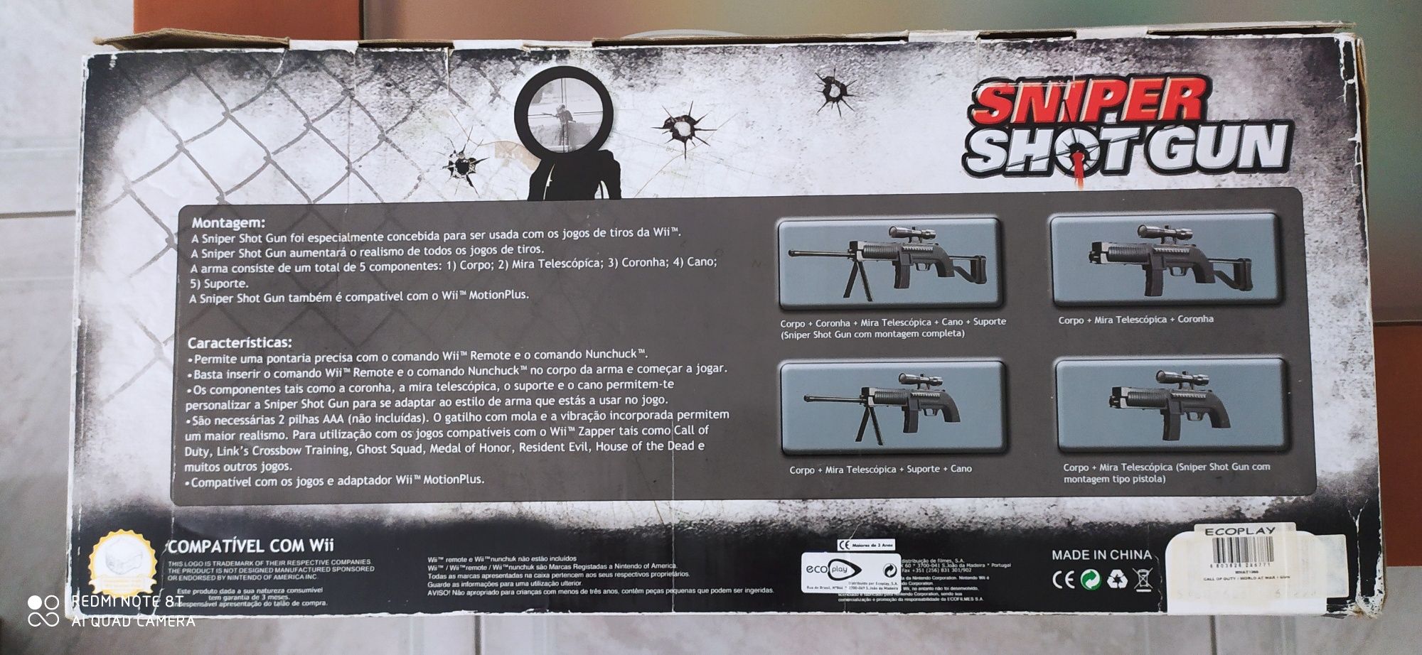 Wii sniper shot gun completa.