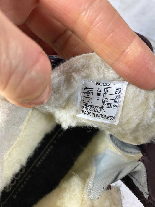 Ecco Street Tray Gore-Tex кожаные зимние ботинки 36 р 23 см оригинал