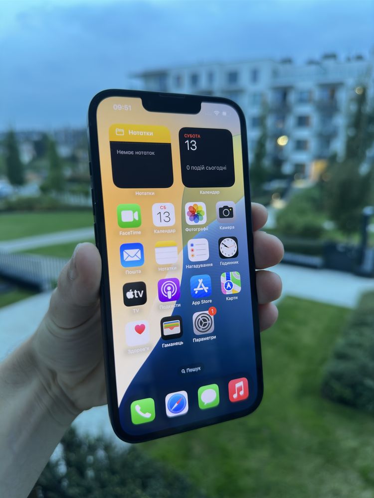 Apple IPhone Айфон 13 128ГБ, Чорний, Неверлок, Оригінал