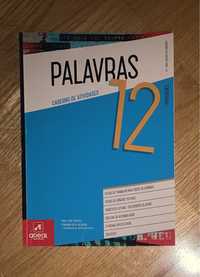 Livro Caderno de Atividades - Palavras 12 - Português 12.º Ano