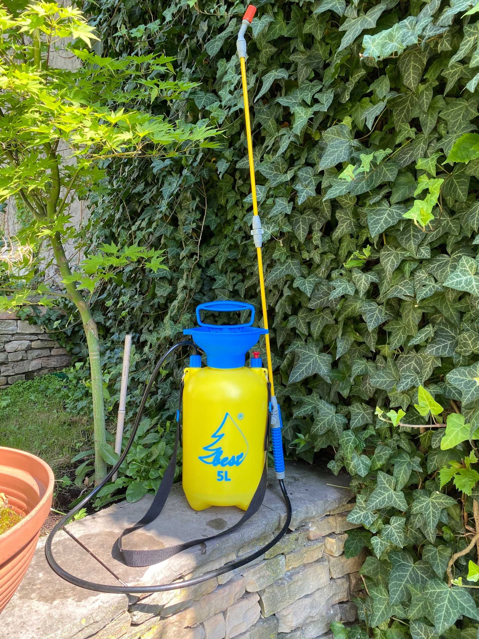 Opryskiwacz 5L Do Roślin Ręczny Ciśnieniowy + Dysze GRATIS