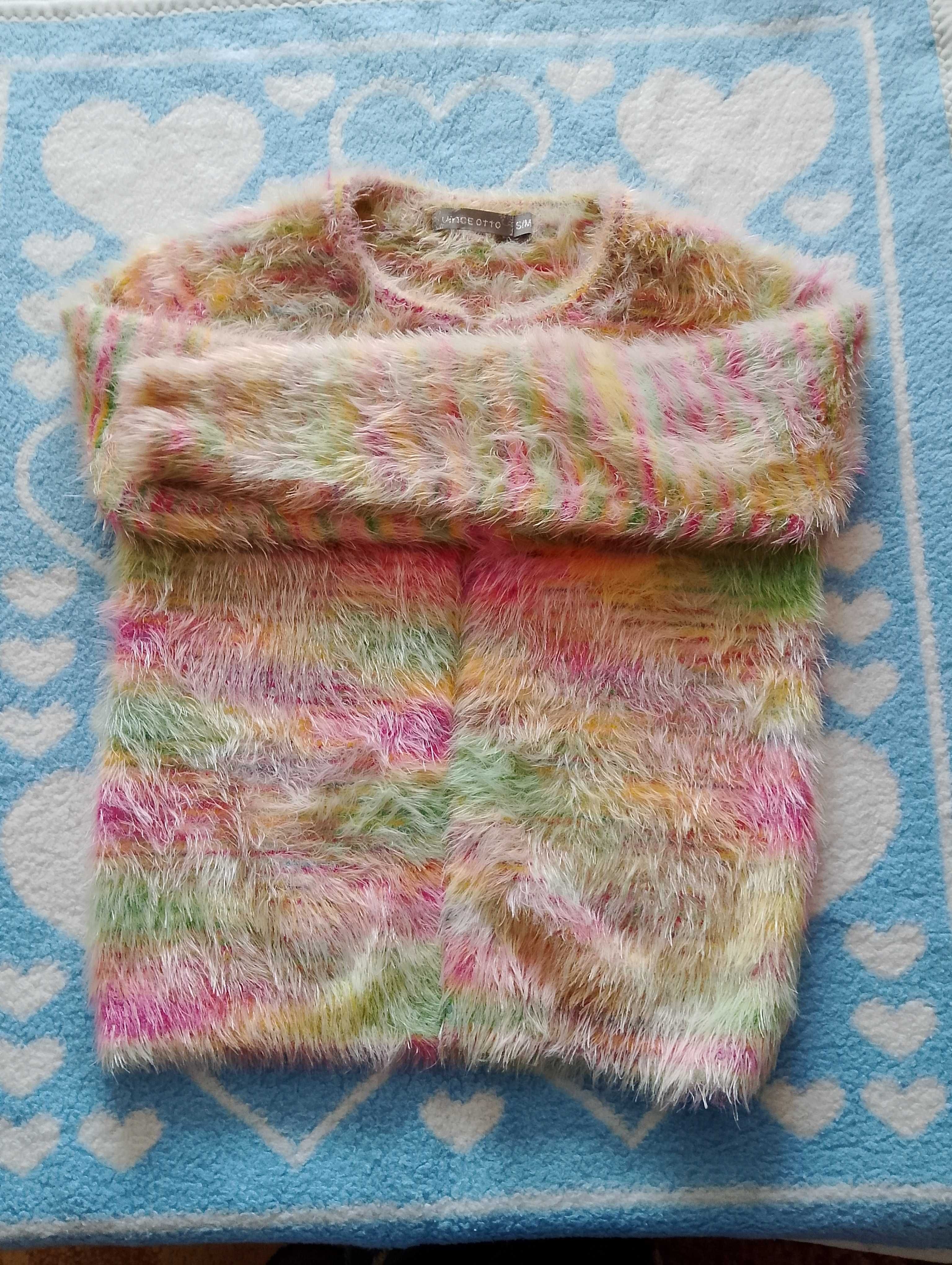 sweter damski, kardigan  kolorowy S/M