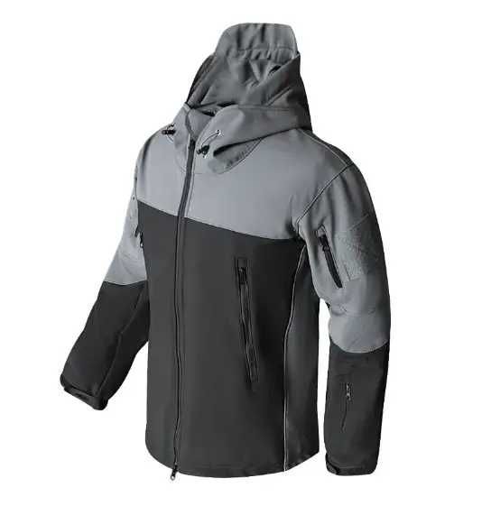 Костюм софтшел Gman Сірий з чорний Олива Soft Shell на флісі