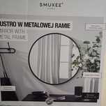 Lustro nowe 50 cm Smukee loft, czarne