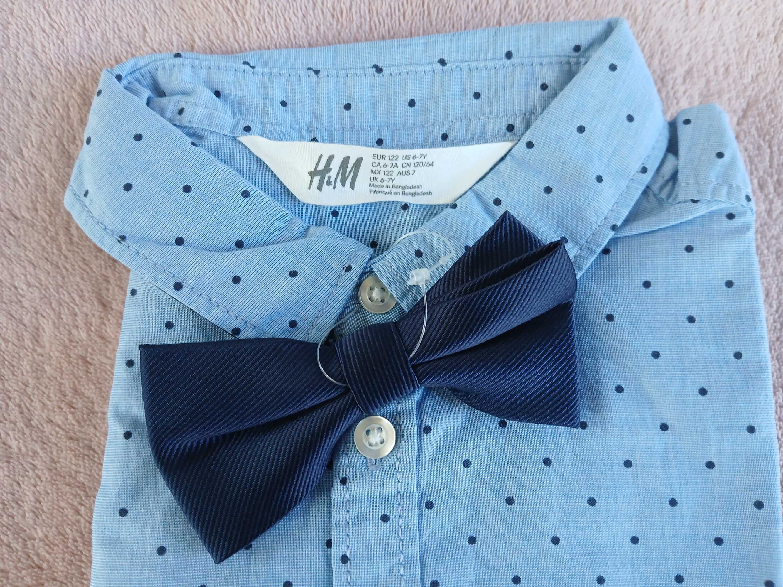 рубашка H&M на 6-7 лет (р.122)