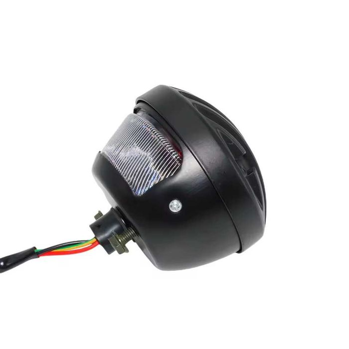 Farolim traseiro 12V suporte matrícula lateral - chopper bobber