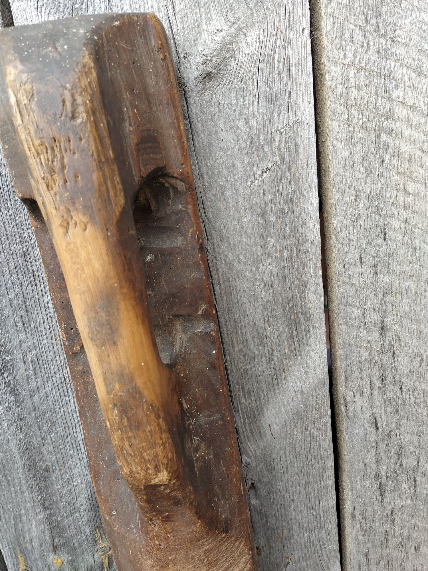 Stara drewniana maglownica tara tarka do prania staroć