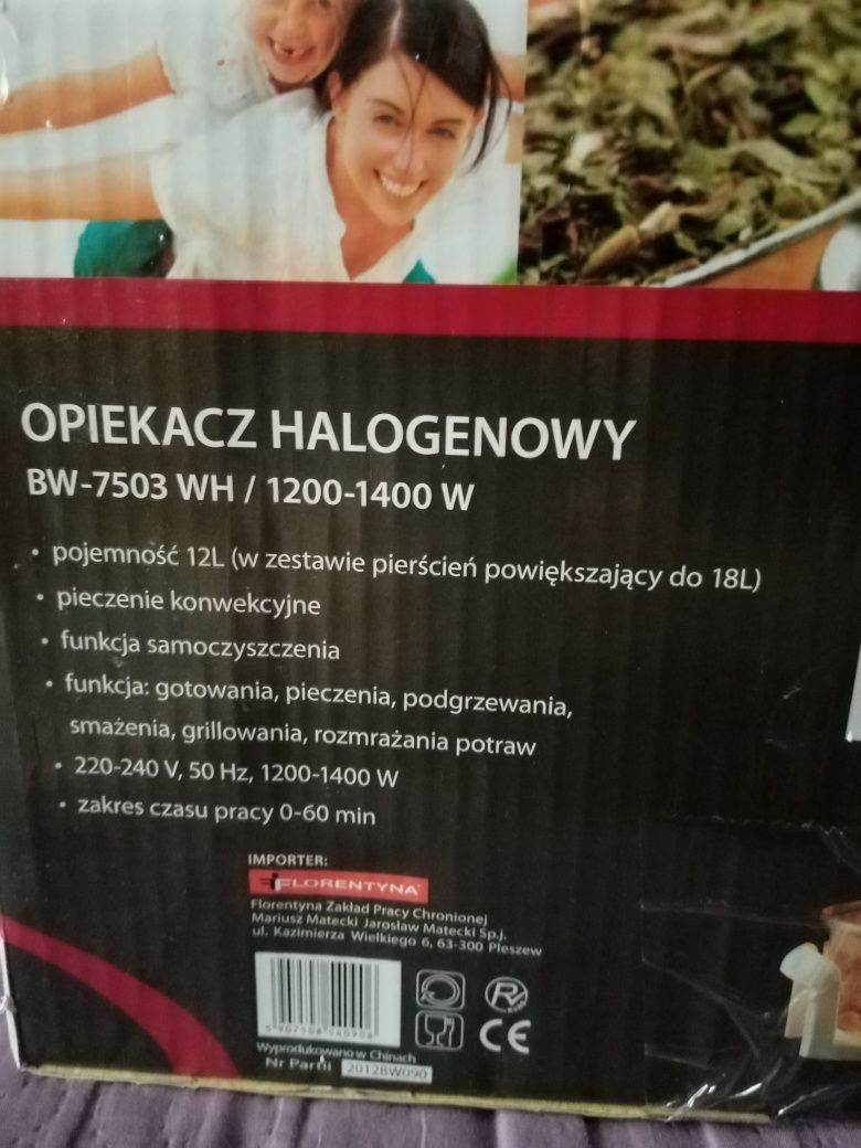 Opiekacz Halogenowy