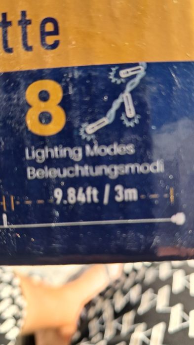 Luz de natal com 200 LED's 20 metros + fio  interior ou exterior