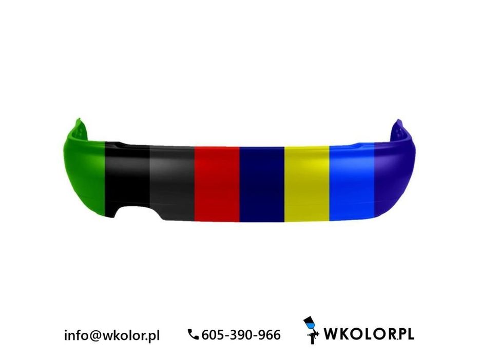 NOWY ZDERZAK AUDI A4 B5 1998-2000 LAKIEROWANY W KOLOR