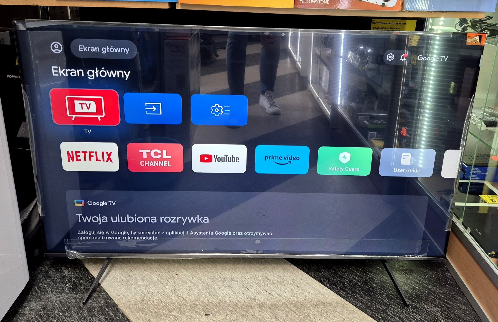 Telewizor 4K QLED SMART TCL 55C655X1, Komis Jasło Czackiego