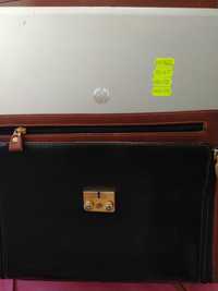 Ділова чоловіча сумка-портфель під ноутбук до14" шкіряна фірма Bounty