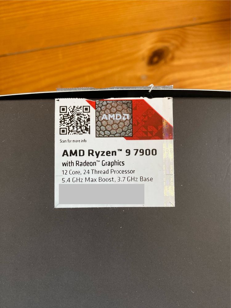 Procesor AMD Ryzen 9 7900