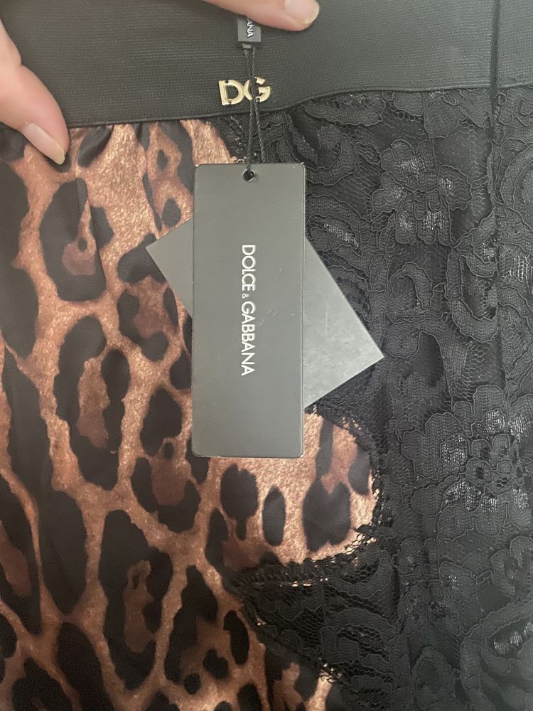 Spodnica pantera koronka dolce gabbana