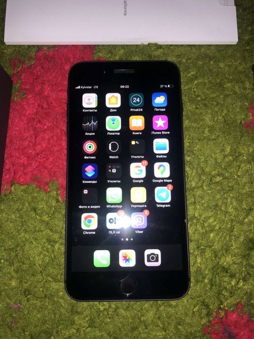 Свой(Iphone 8 Plus/Айфон 8 Плюс) с полным комплектом и на 100% рабочий