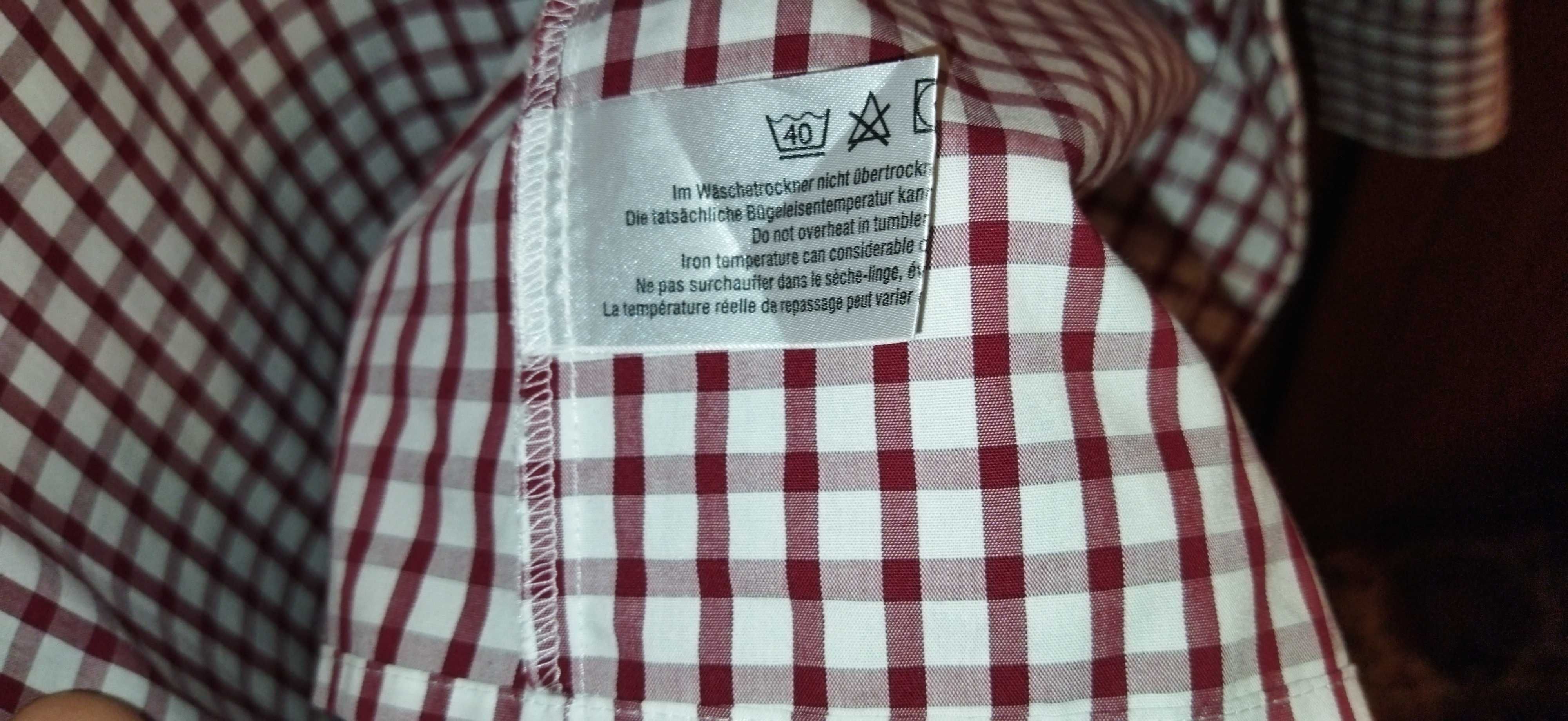 Мужская рубашка LLOYD    classic ( Modern Fit ) p.39  в красную клетку