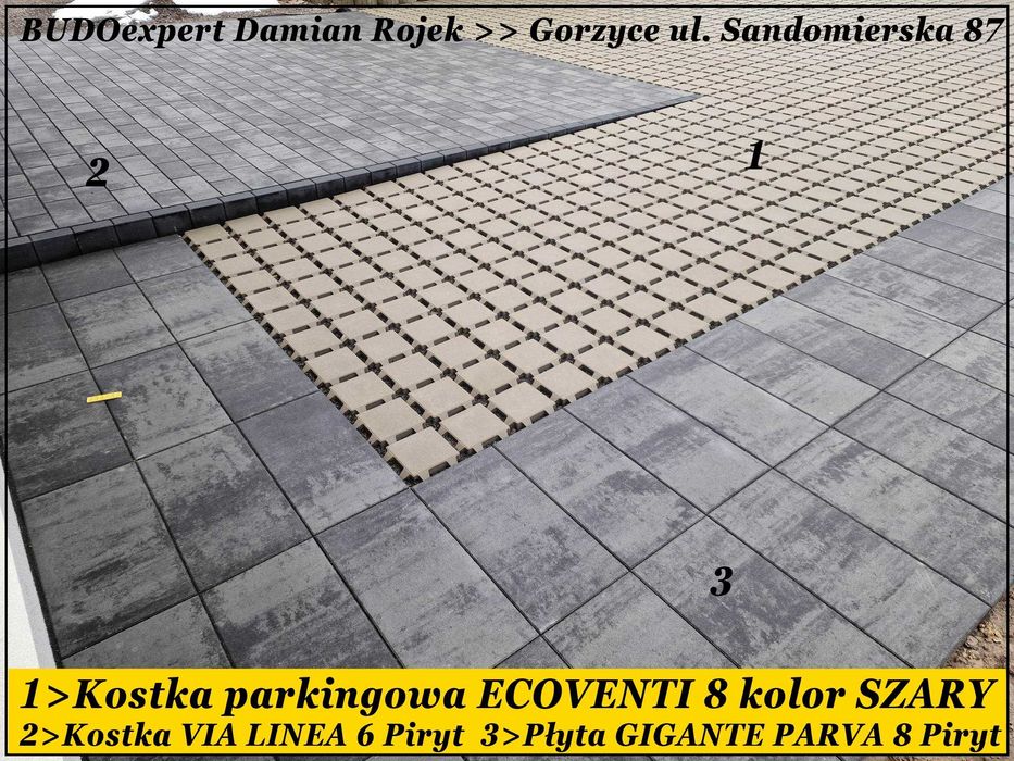 Kostka brukowa ażurowa ECOVENTI idelana na podjazd czy parking NOWOŚĆ
