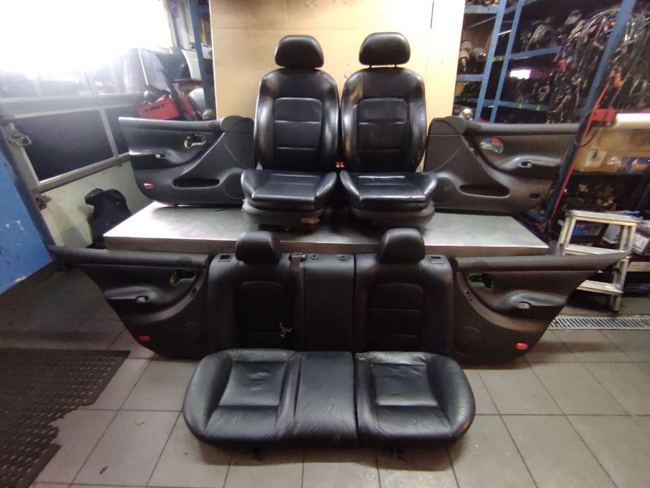 SEAT LEON 1 TOLEDO 2 SKODA OCTAVIA 1 VW GOLF 4 BORA FOTELE SKÓRZANE SKÓRA PODGRZEWANE ELEKTRYCZNE BOCZKI SKÓRZANE KOMPLET  WYSYŁKA !!!!